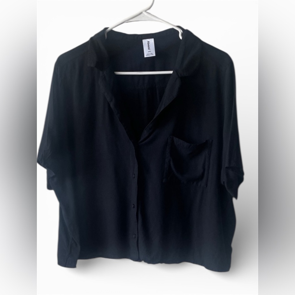 Abound Black Button Down Shirt